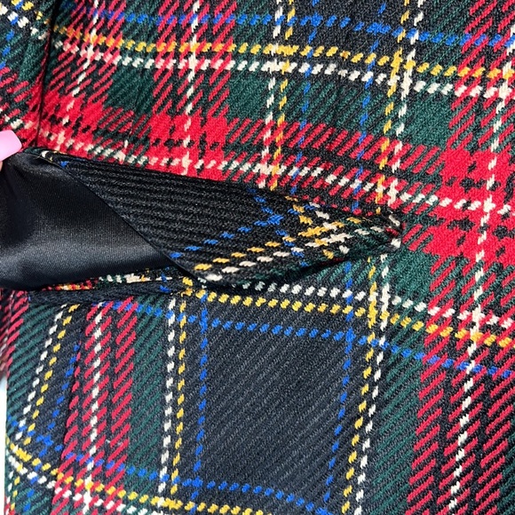 Jones New York Tartan Plaid Wool Blazer - Picture 6 of 11